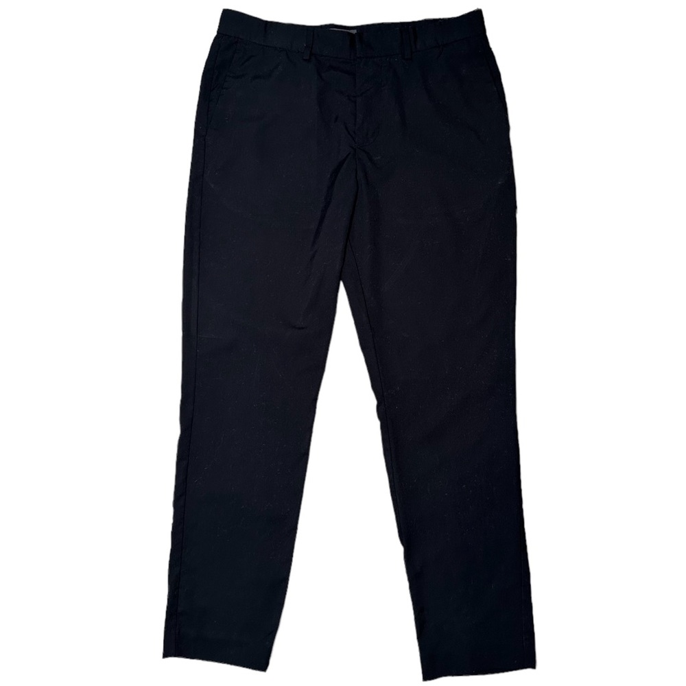 H&M Men's Black Slim Fit Trousers Dress Pants Formal Business Waist 34
